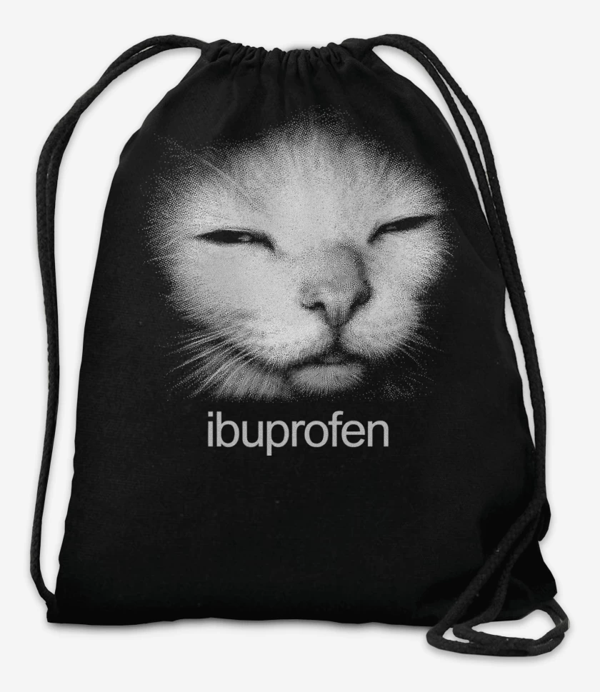 Mochila Negro de IBUPROFENO