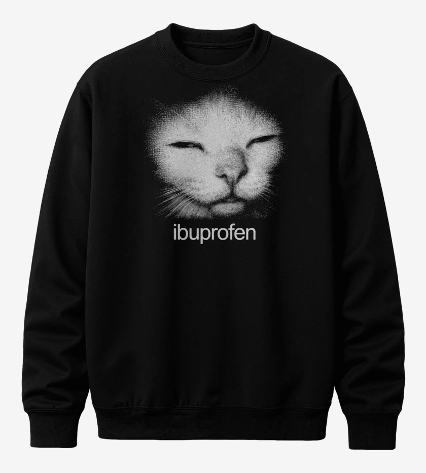 Poleron polo Negro de IBUPROFENO