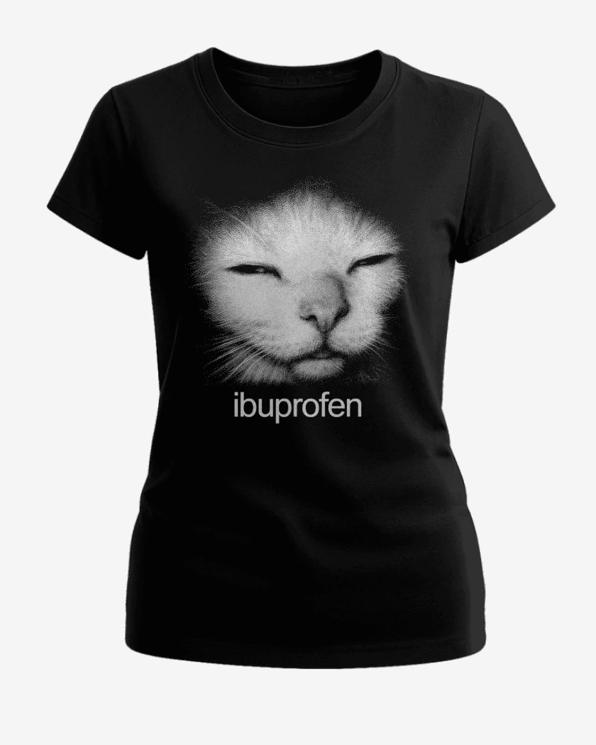 Polera de Mujer Negro de IBUPROFENO