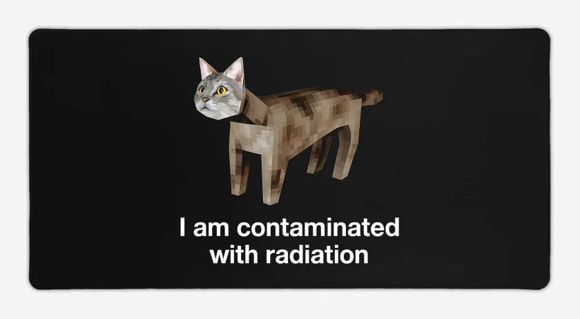 Mouse pad Gamer Contaminado con Radiacion