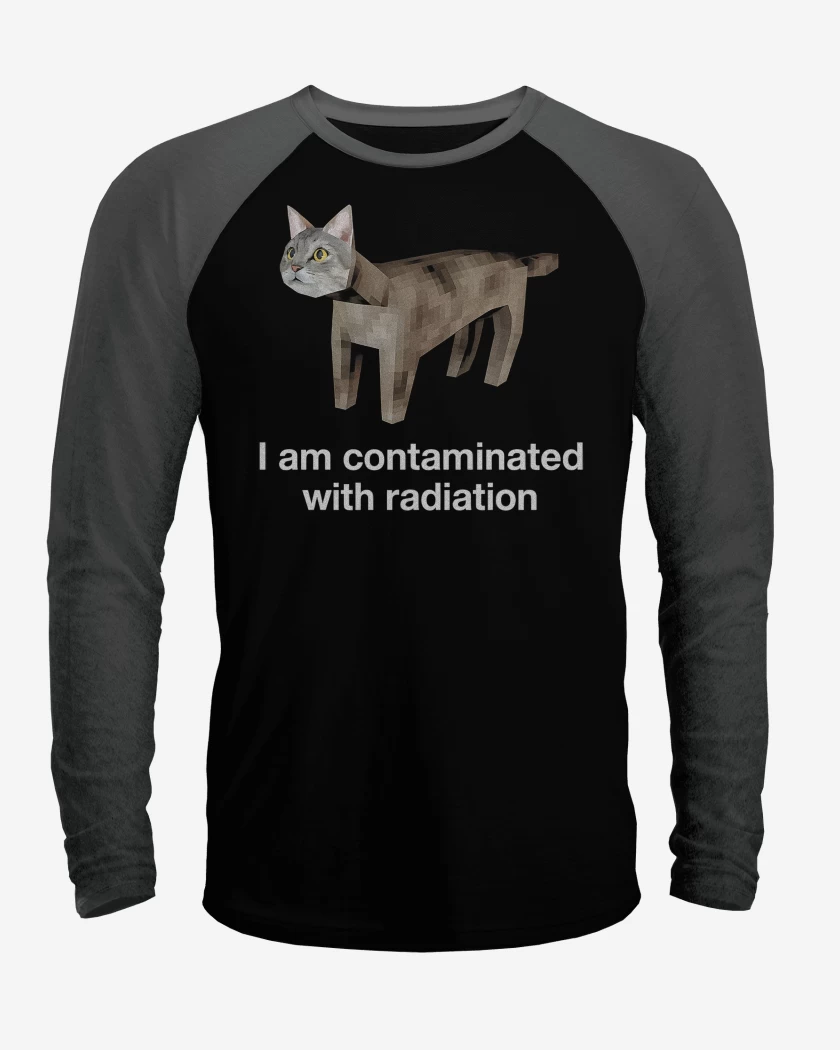 Polera Raglan Contaminado con Radiacion