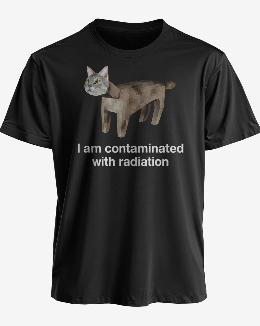 Polera premium Negro de Contaminado con Radiacion