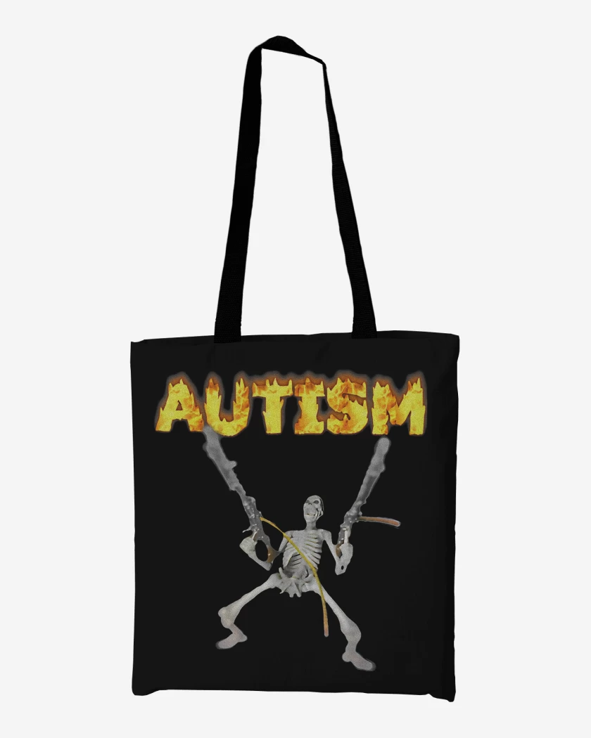 Totebag Negro de Autismo 2