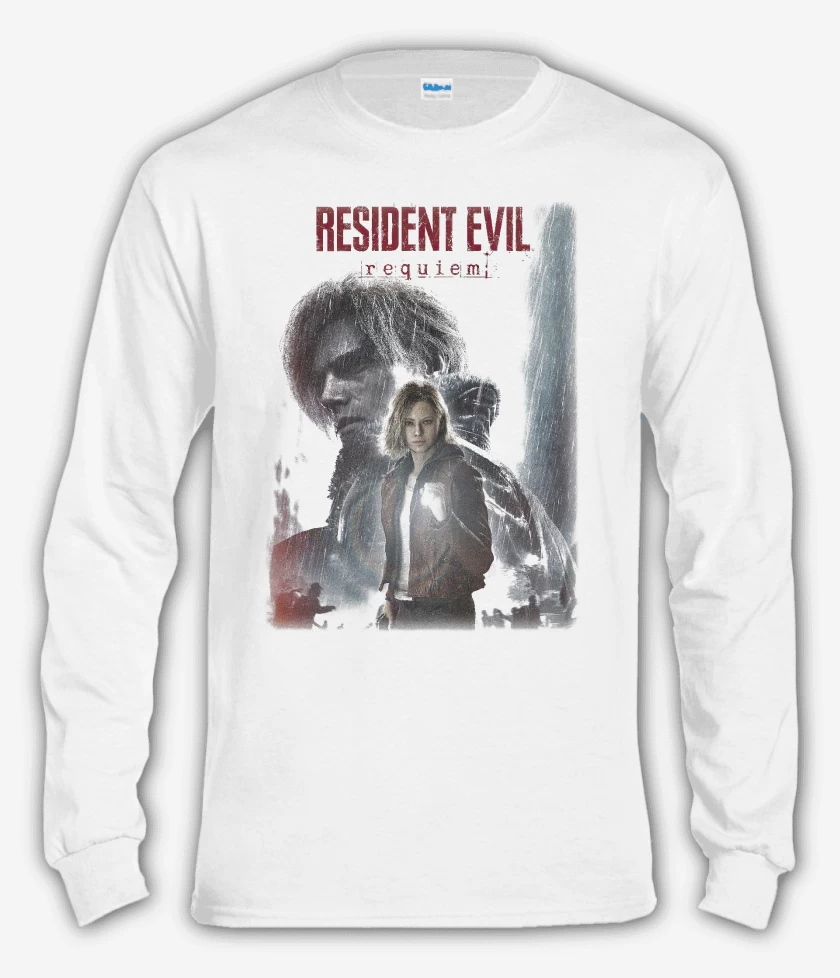 Polera manga larga Blanco de RE Requiem