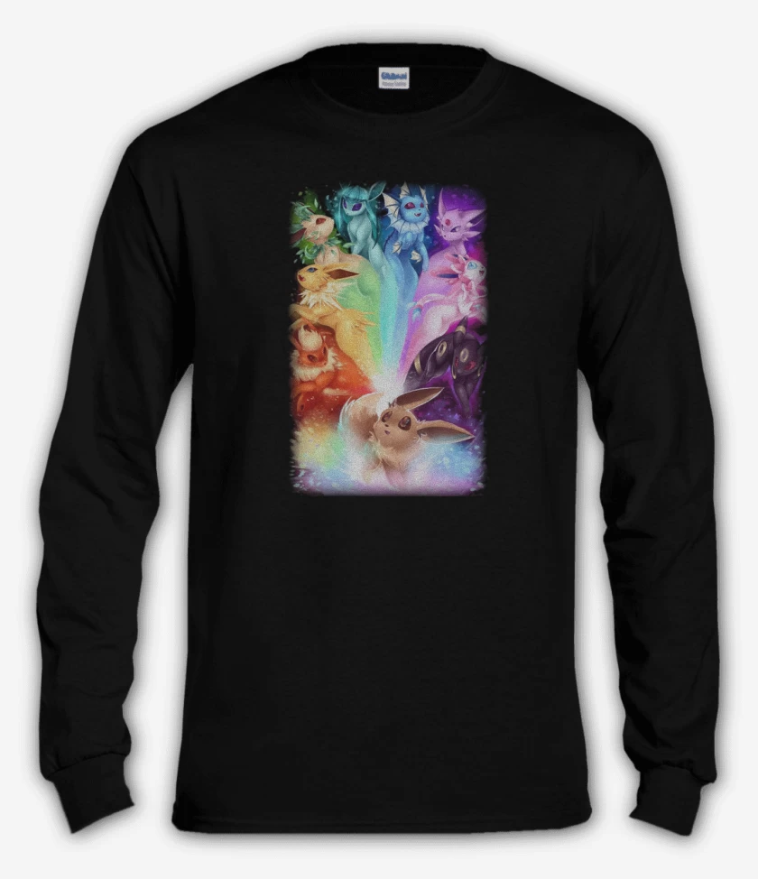 Polera manga larga Negro de Evves