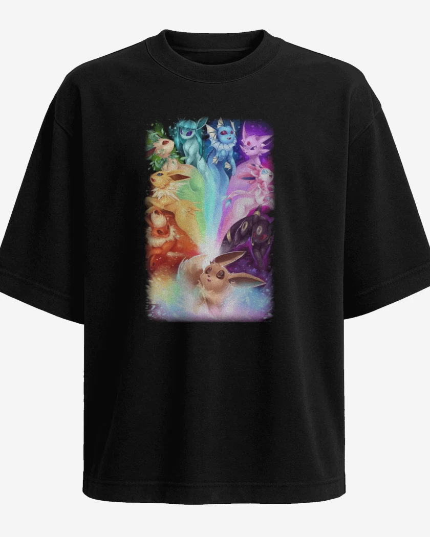 Polera Oversize Negro de Evves