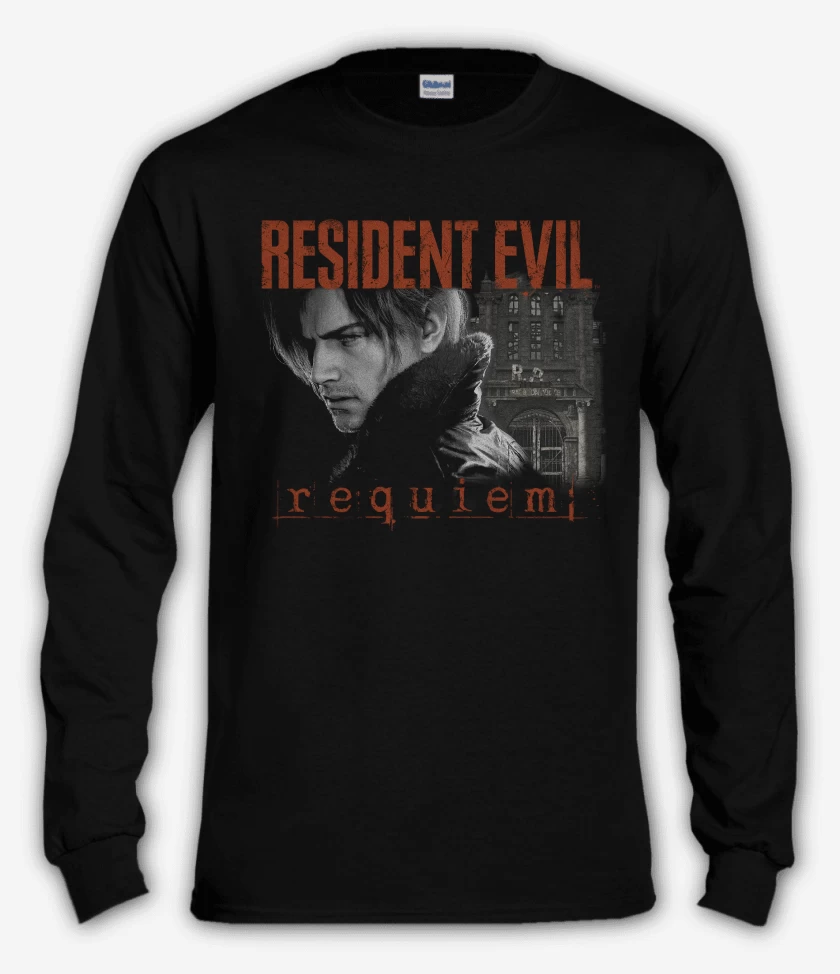 Polera manga larga Negro de Leon R9