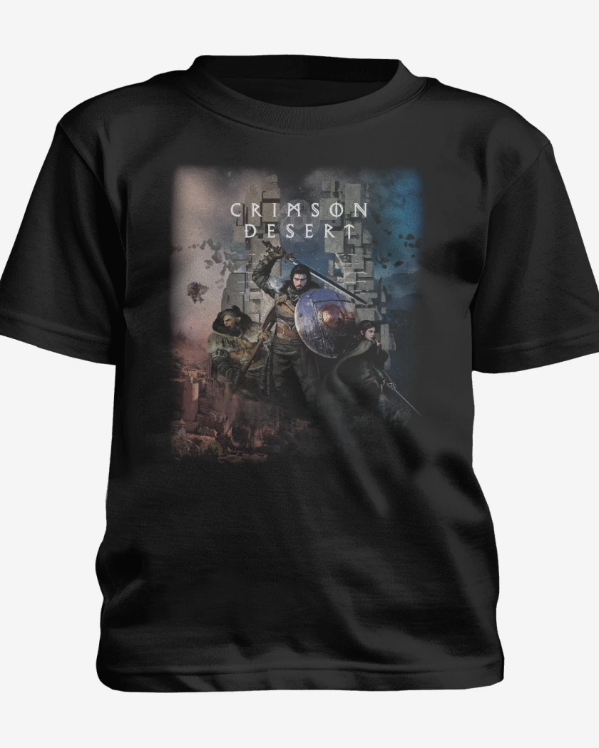 Polera de niño Negro de Crimson desert