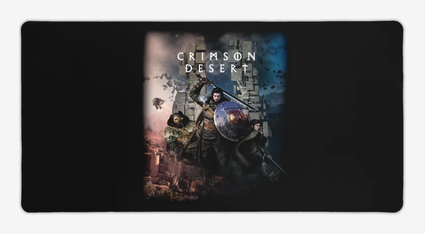 Mouse pad Gamer Negro de Crimson desert
