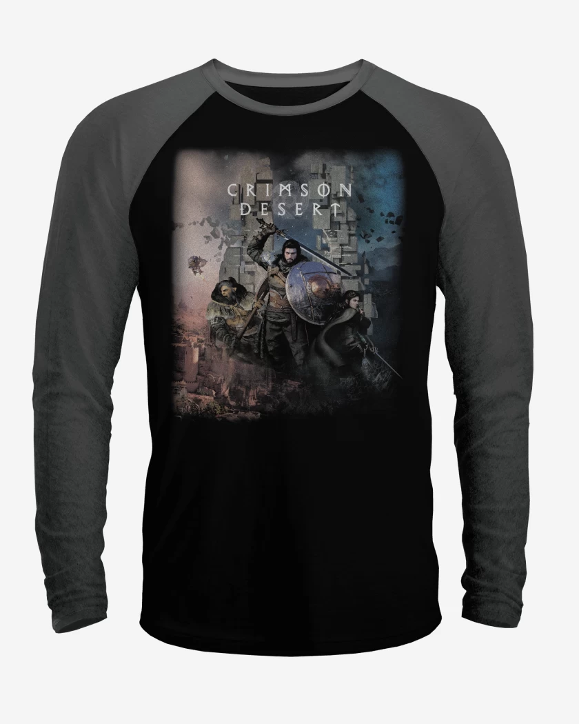 Polera Raglan Crimson desert