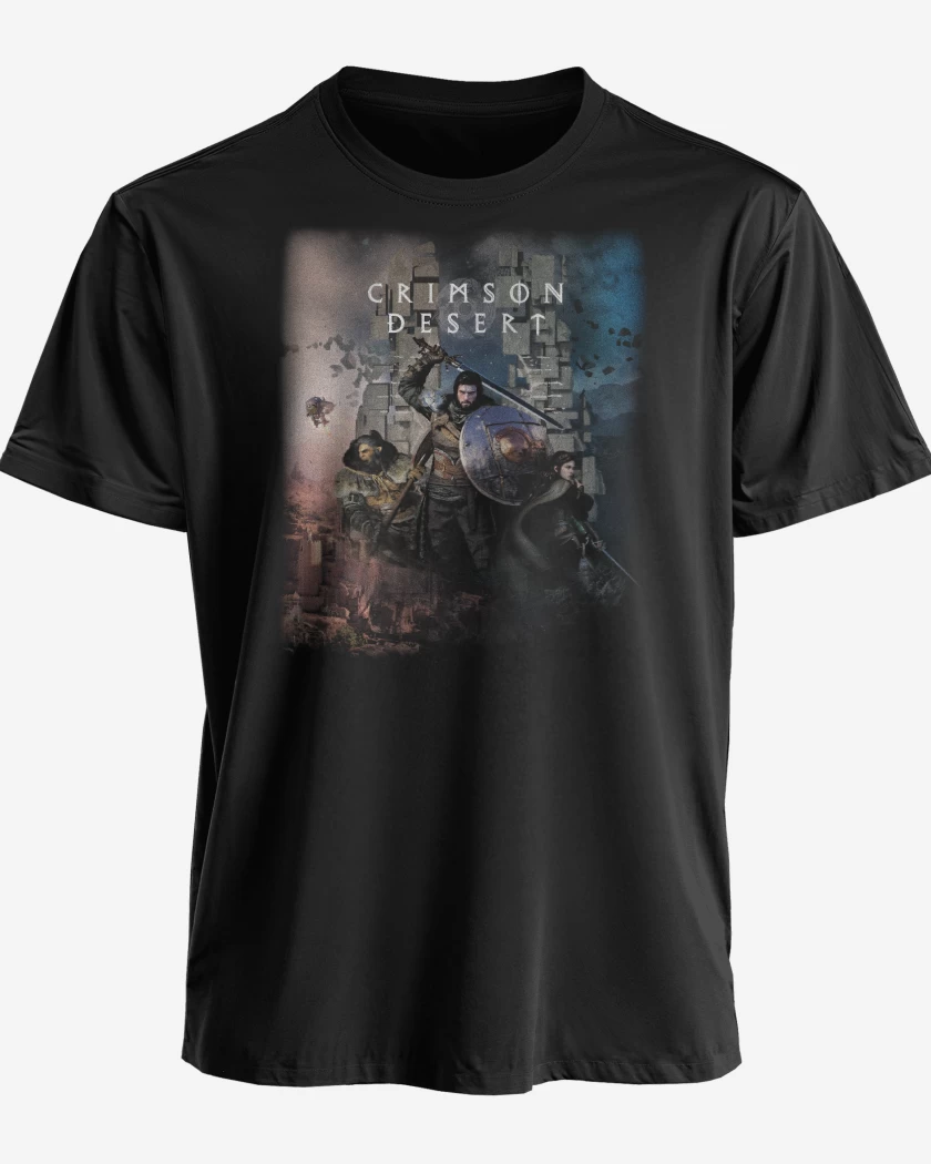 Polera premium Negro de Crimson desert