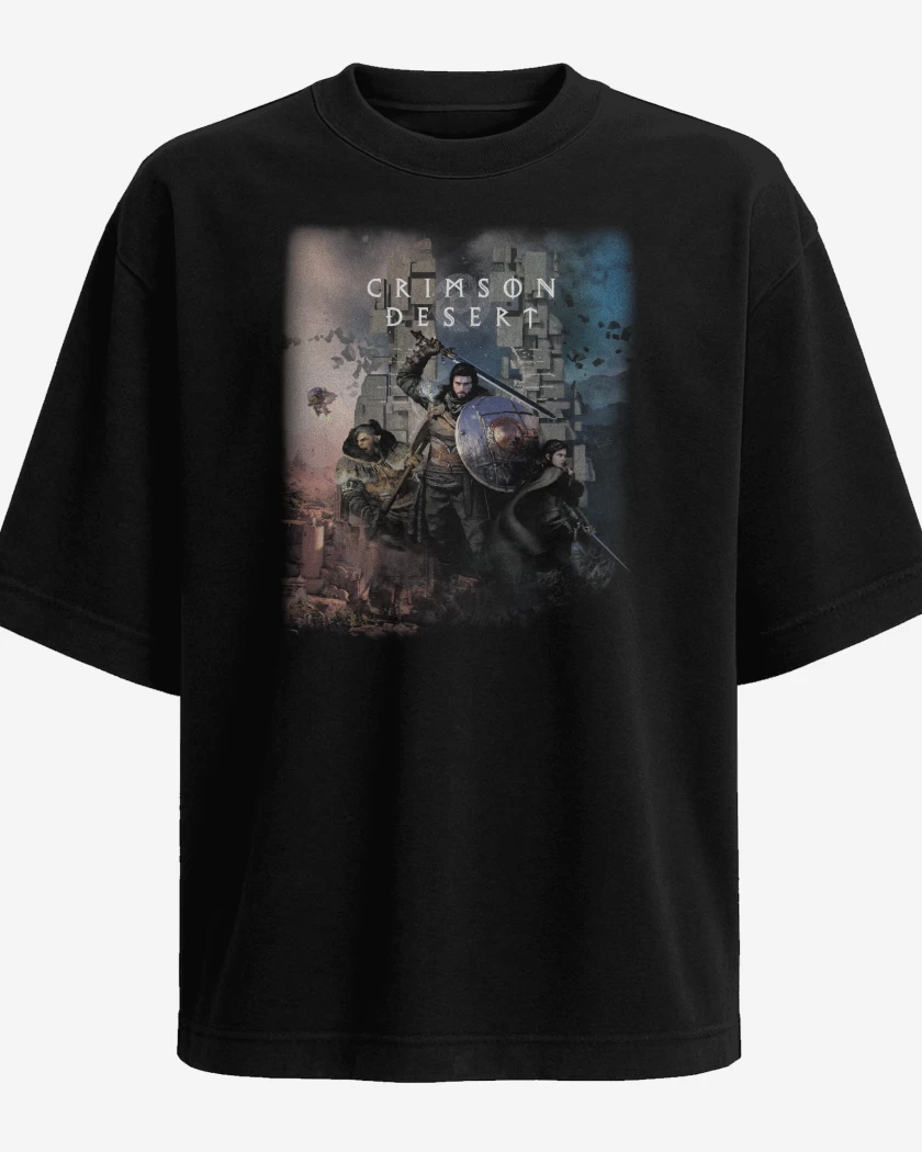 Polera Oversize Crimson desert