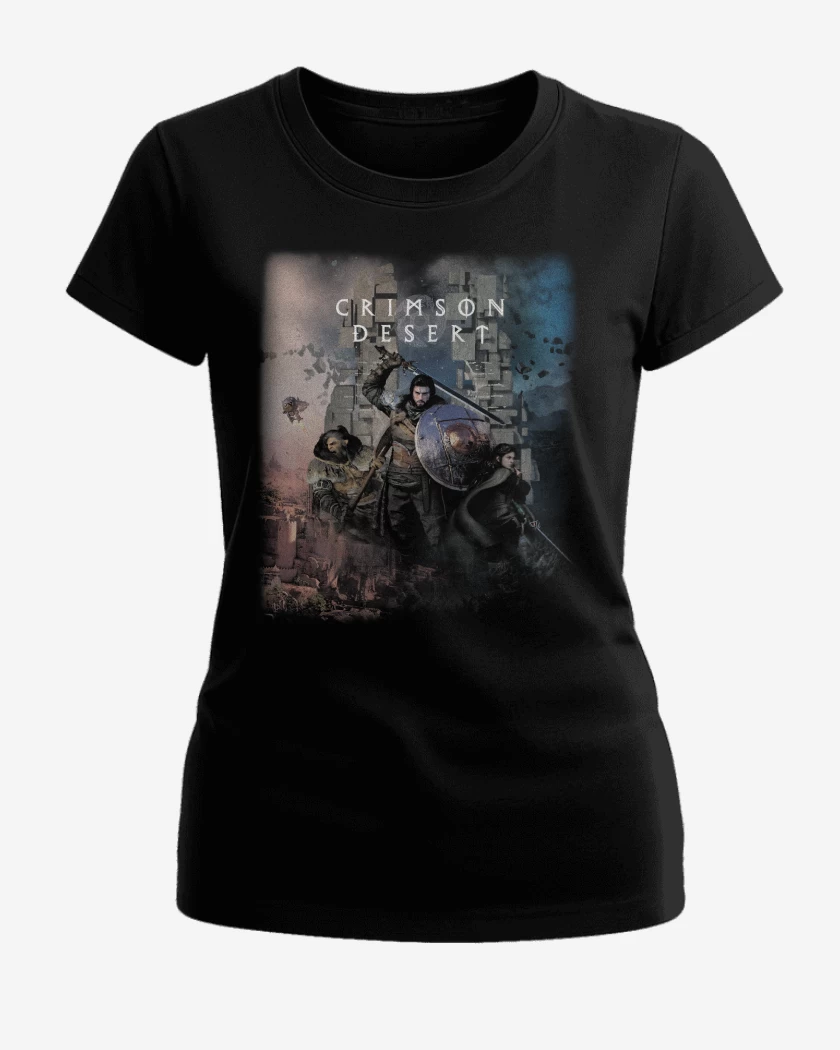 Polera de Mujer Negro de Crimson desert