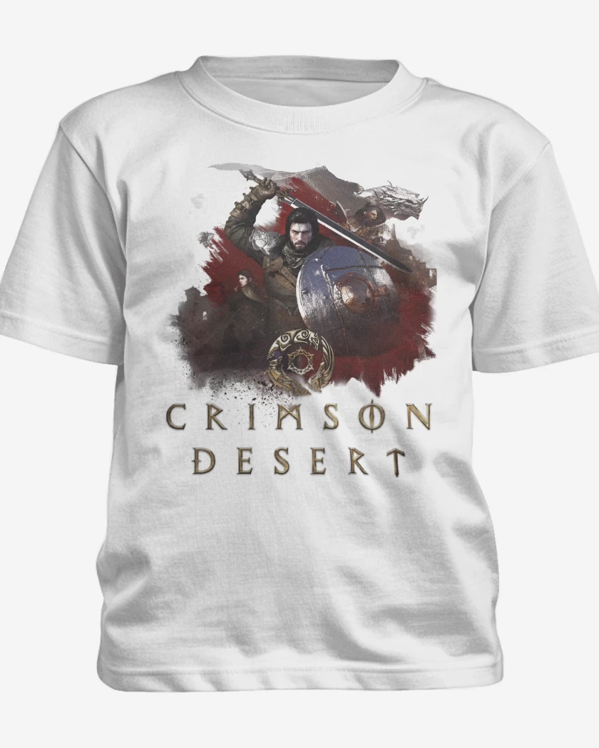 Polera de niño Blanco de Crimson desert 2