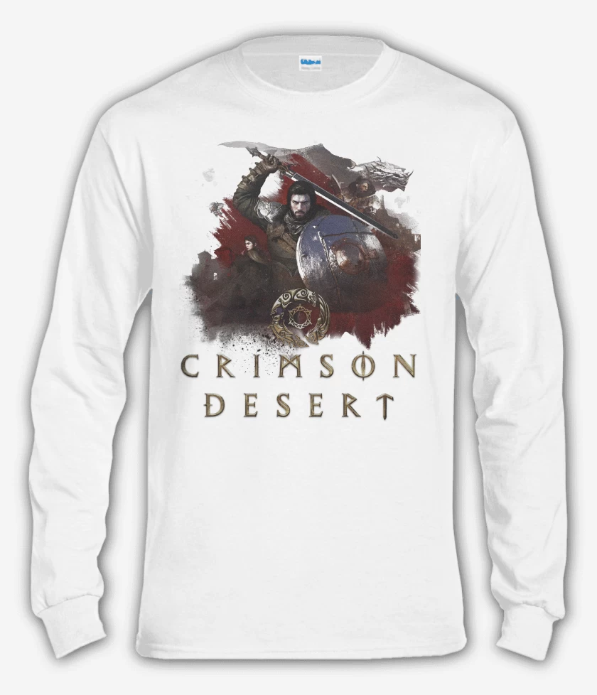 Polera manga larga Blanco de Crimson desert 2
