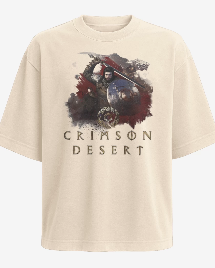Polera Oversize Crimson desert 2