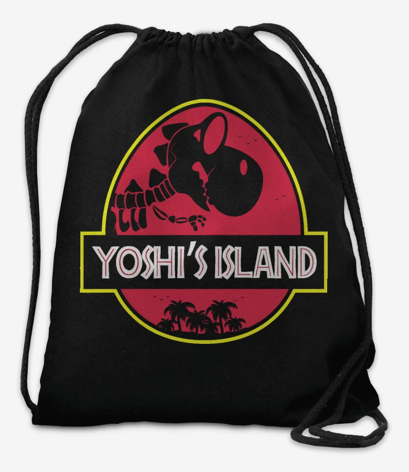 Mochila Negro de Jurassic Yoshi
