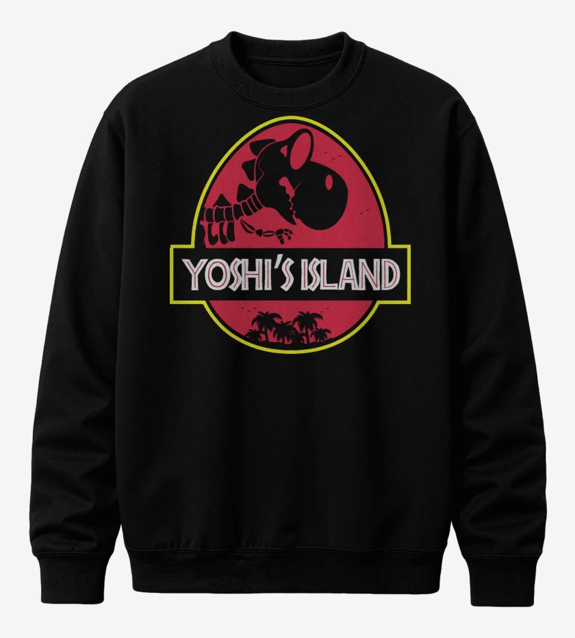 Poleron polo Negro de Jurassic Yoshi