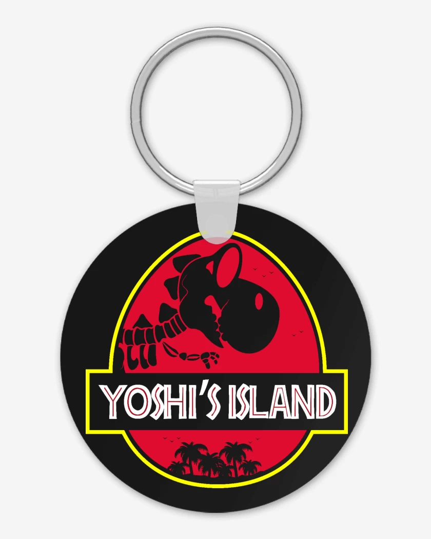 Llavero Negro de Jurassic Yoshi