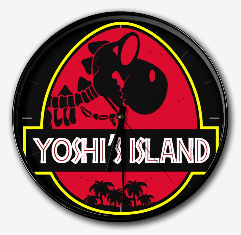 Reloj Negro de Jurassic Yoshi