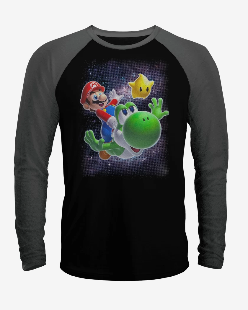 Polera Raglan Mario Peli