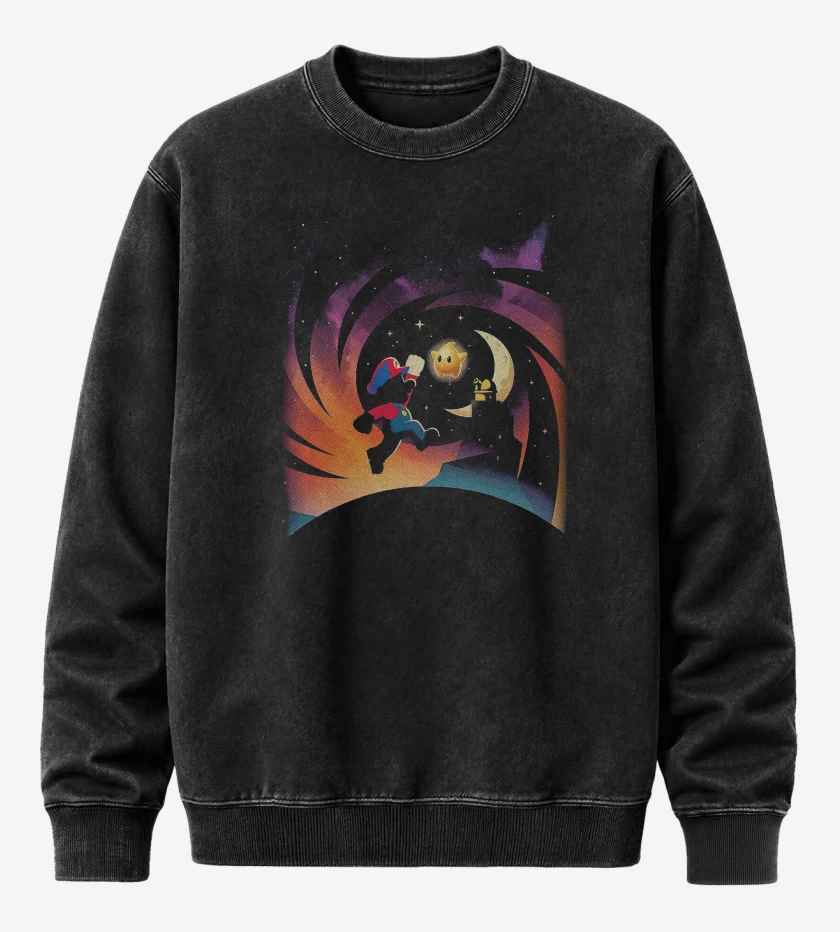 Poleron Polo Acid Wash Super mario Film