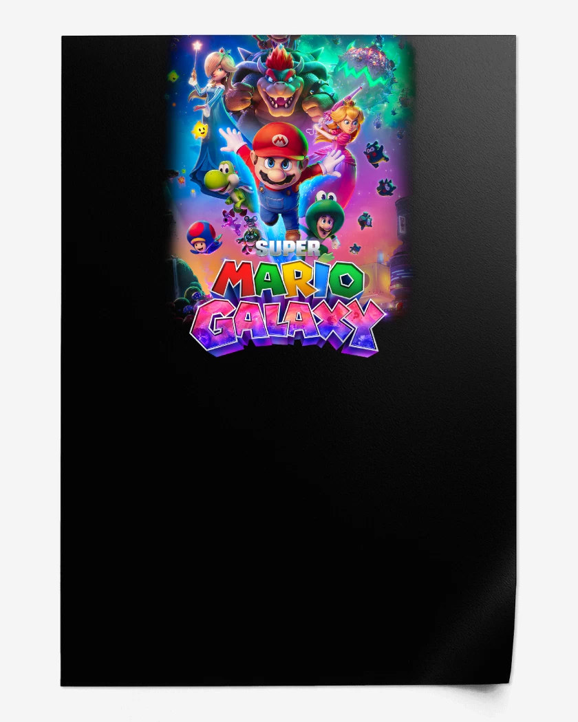 Print Super Mario Galaxy movie