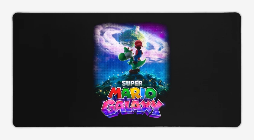 Mouse pad Gamer The super mario galaxia