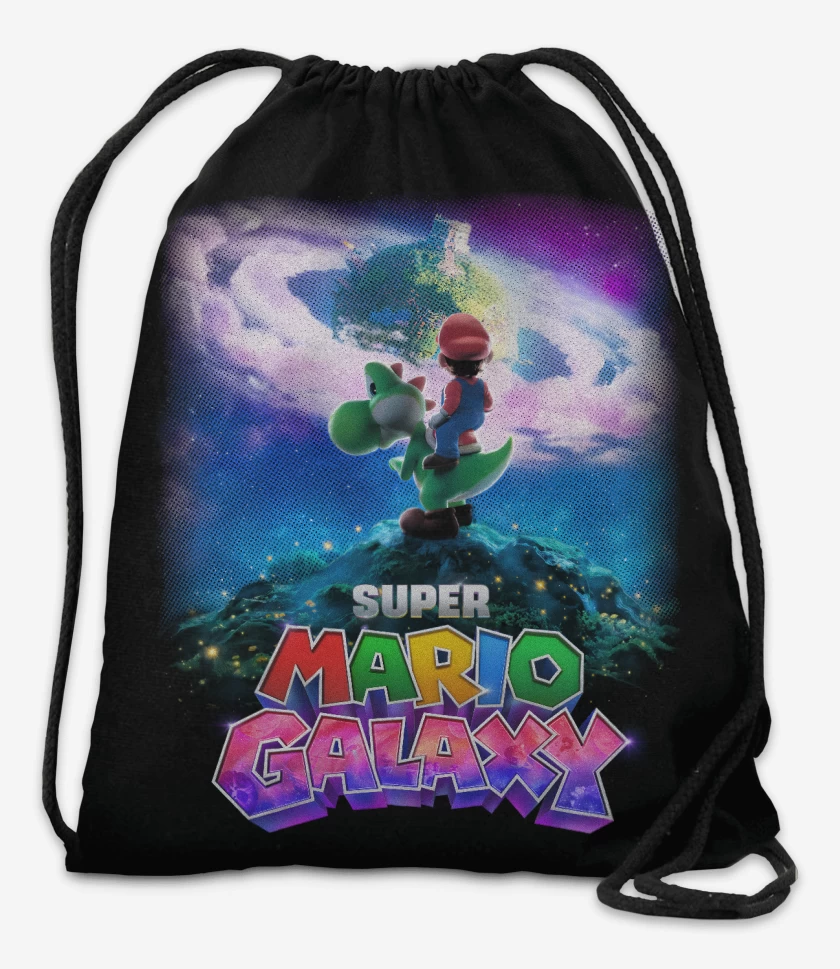 Mochila Negro de The super mario galaxia