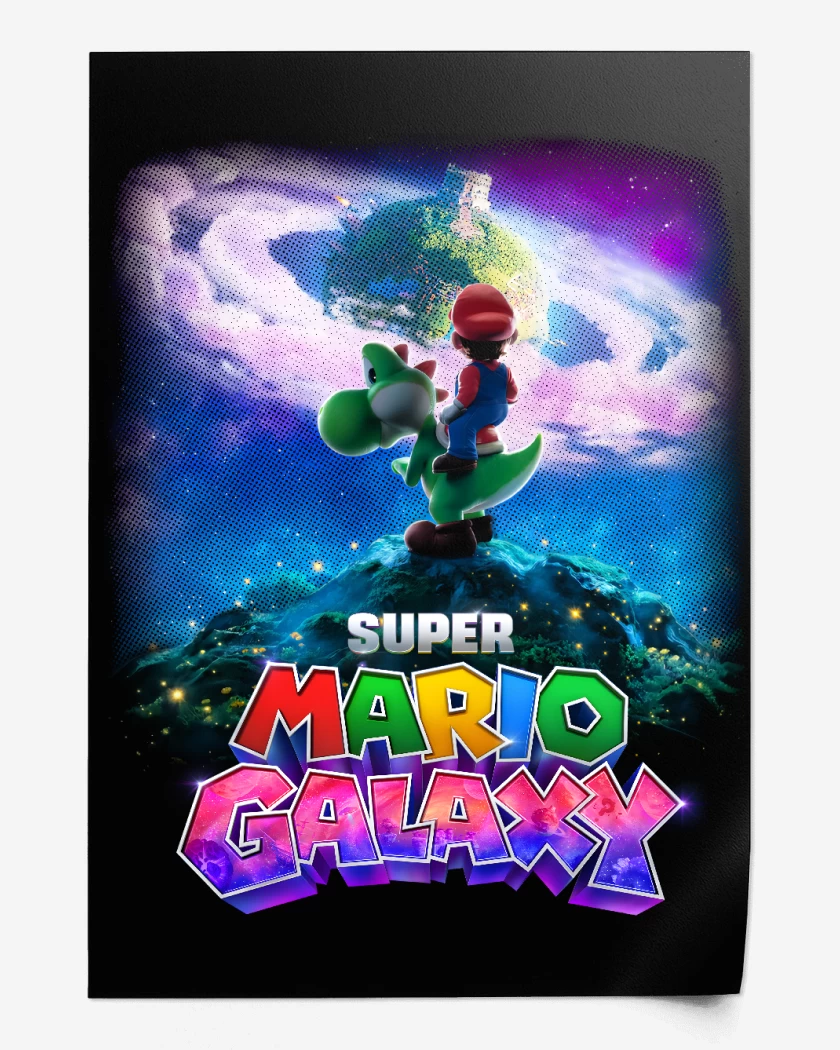 Print The super mario galaxia