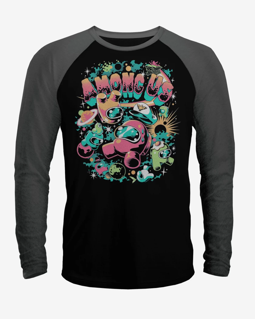 Polera Raglan Among Us Space
