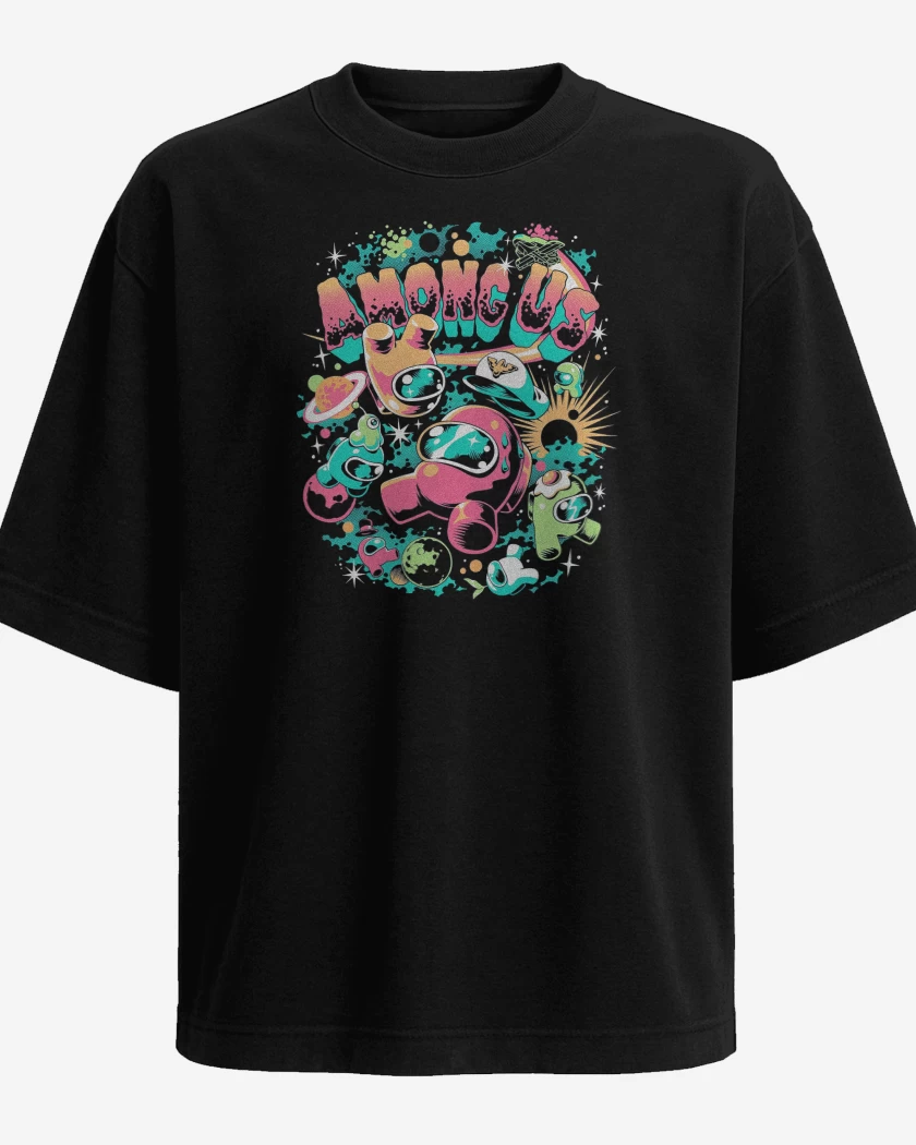 Polera Oversize Among Us Space