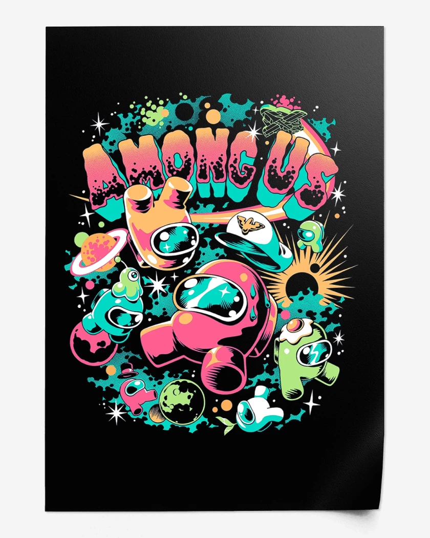 Print Among Us Space