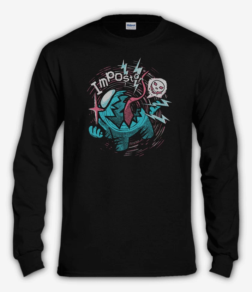 Polera manga larga Among Us Impostor