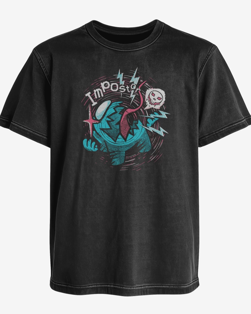 Polera desgastada Among Us Impostor