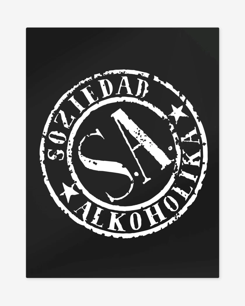Print metalico Sociedad Alkoholika