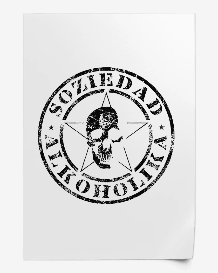 Print Soziedad Alkoholika Calavera N