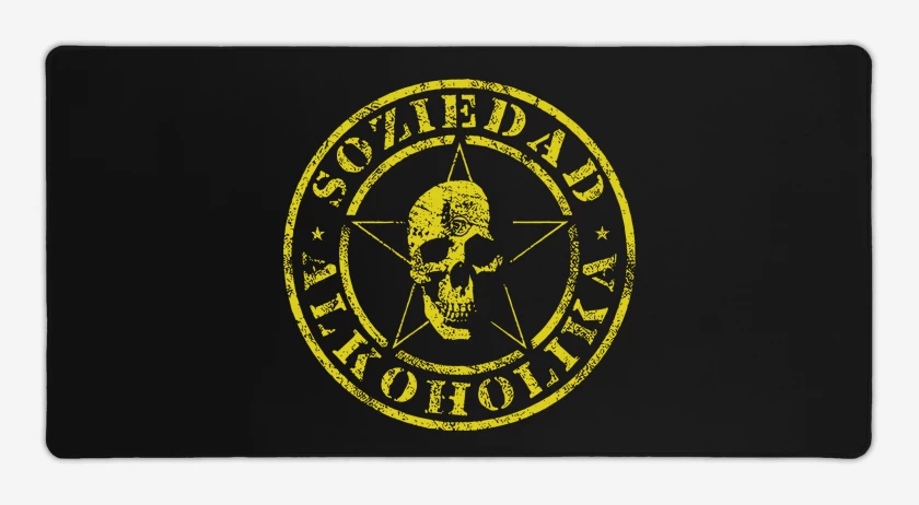 Mouse pad Gamer Soziedad Alkoholika Calavera