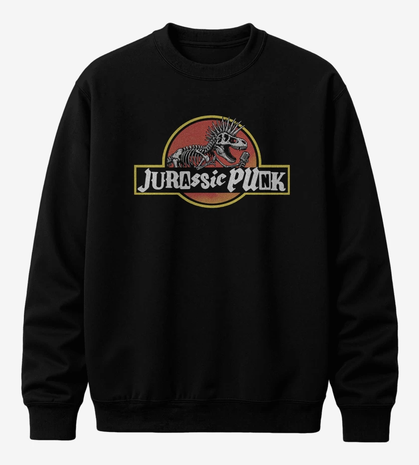 Poleron polo Negro de Jurassic Punk II