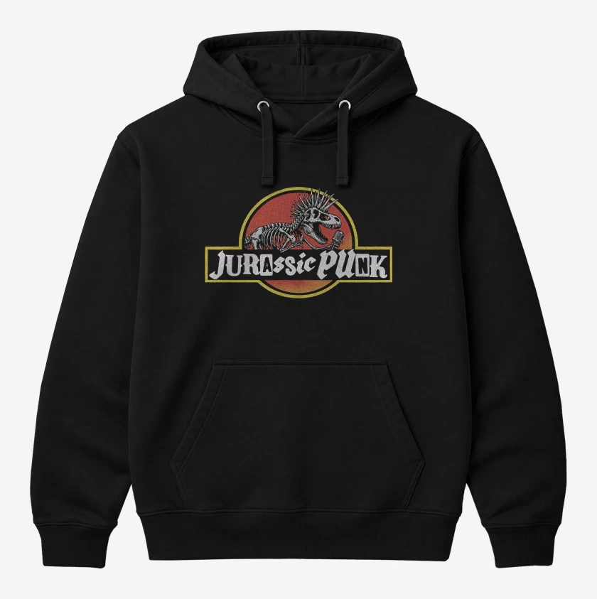 Polerón Canguro Negro de Jurassic Punk II