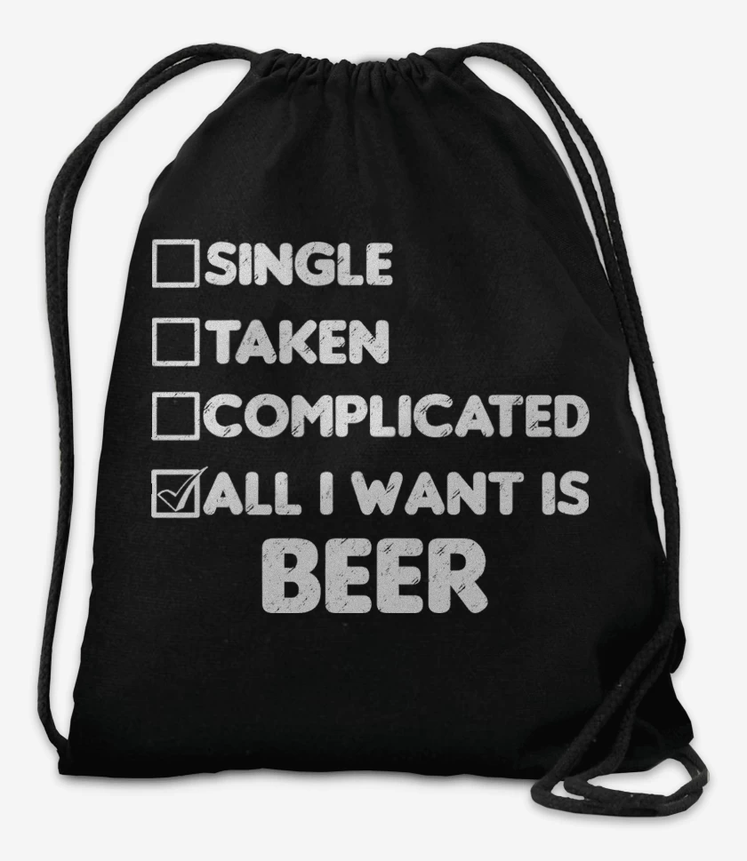 Mochila Solo quiero una cerveza