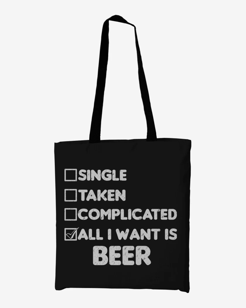 Totebag Solo quiero una cerveza