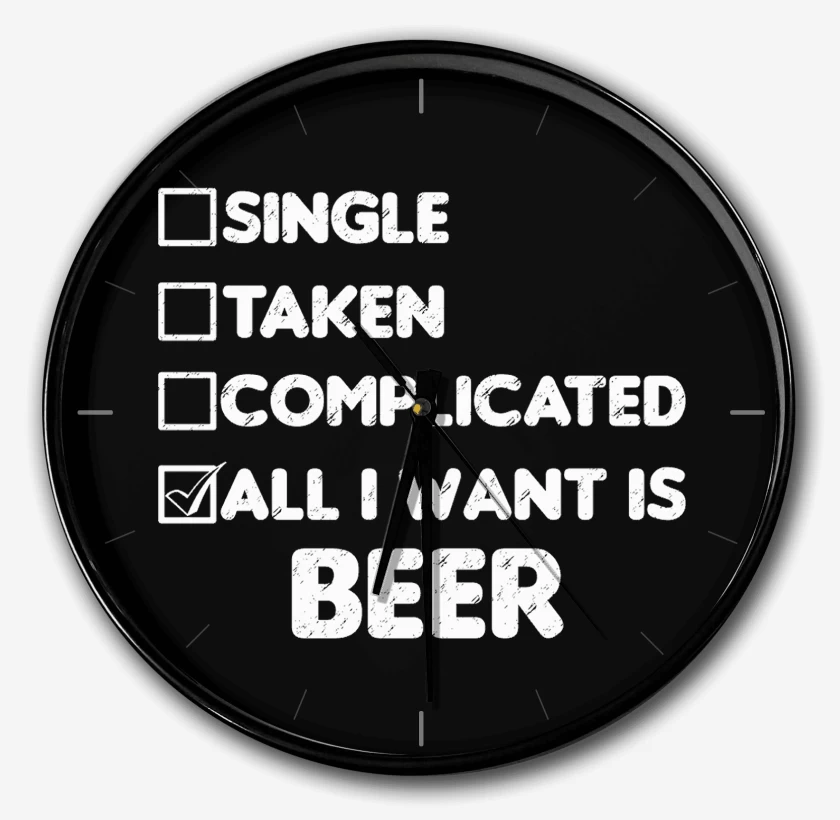 Reloj Solo quiero una cerveza