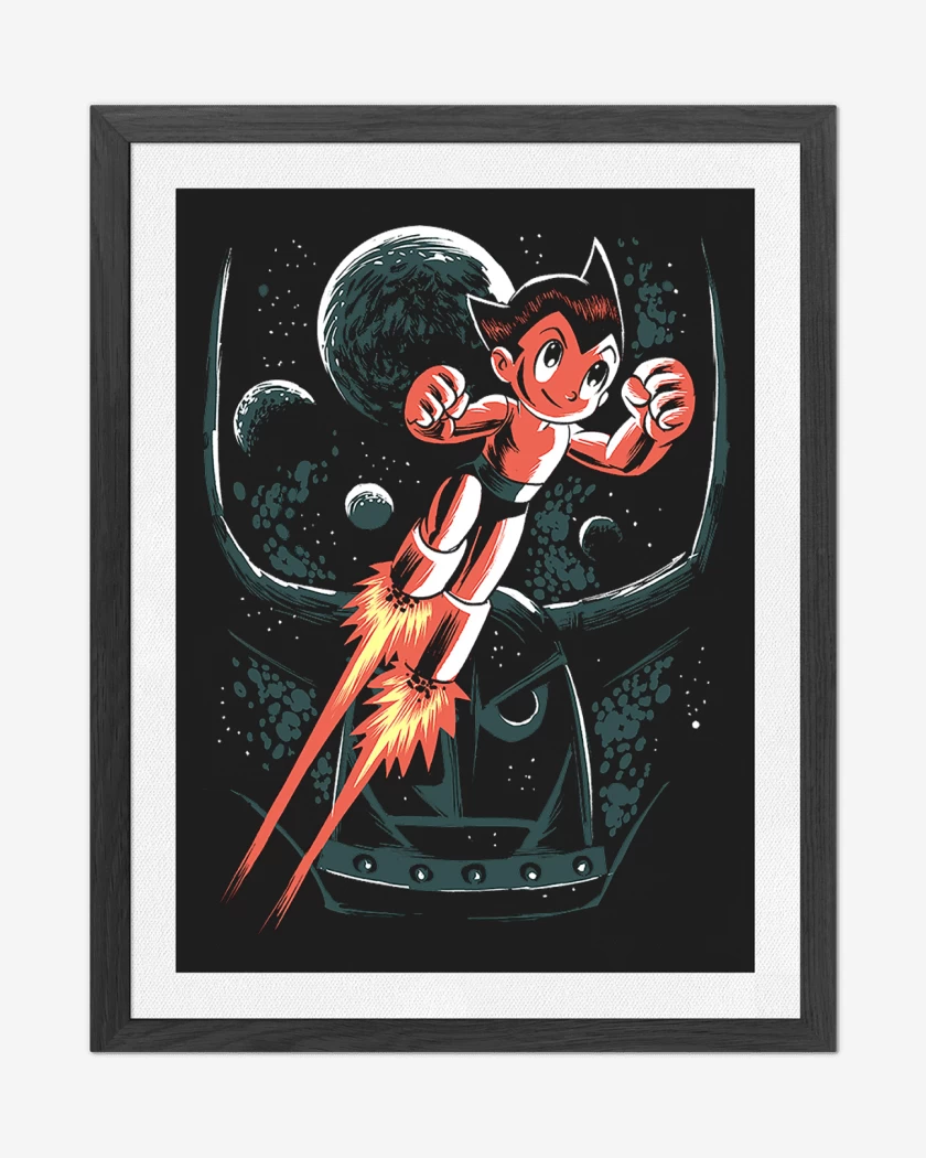 Cuadro decorativo Negro de Astroboy Pluto