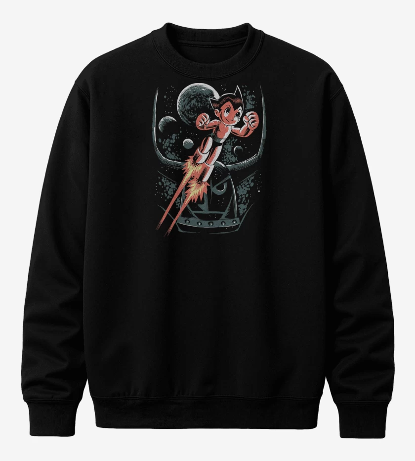 Poleron polo Negro de Astroboy Pluto