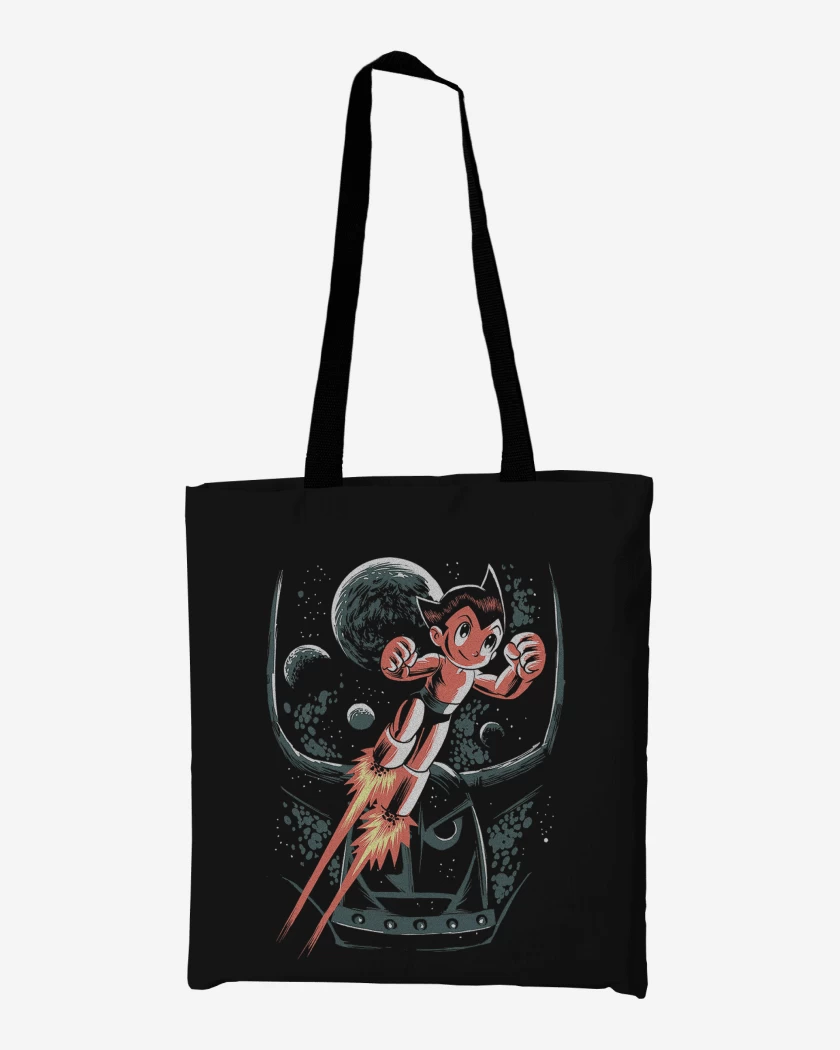 Totebag Negro de Astroboy Pluto