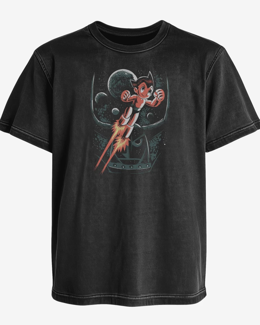 Polera desgastada Astroboy Pluto