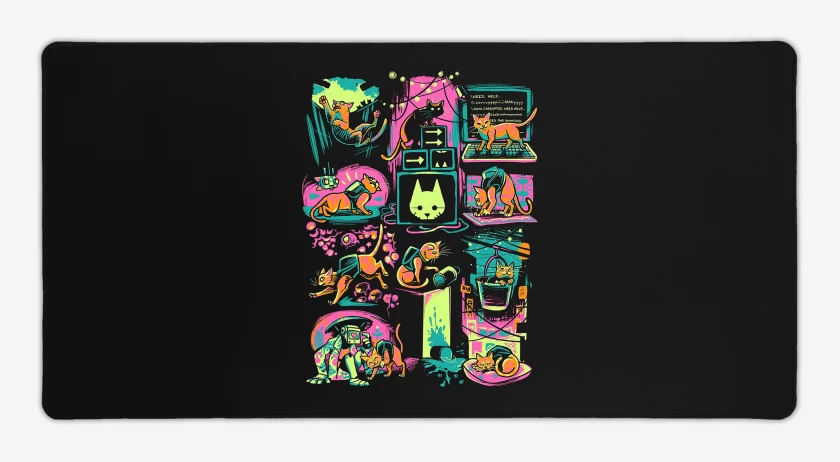 Mouse pad Gamer Stray Gatito 