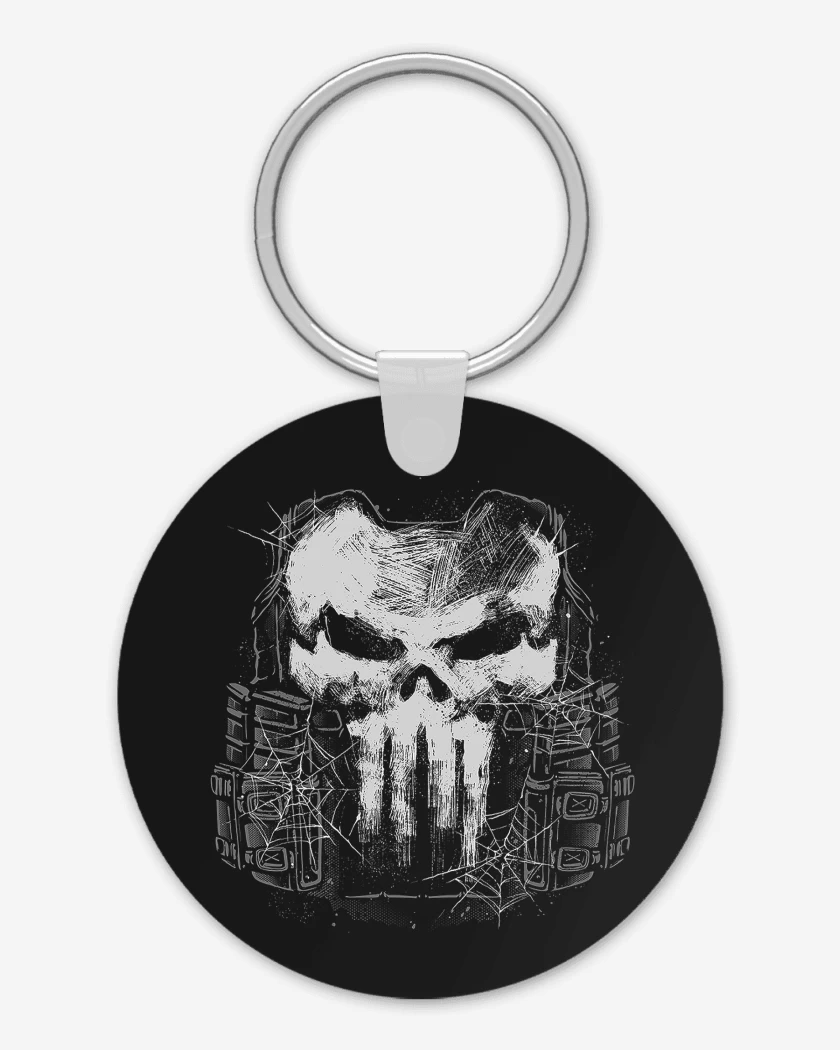 Llavero Negro de The Punisher