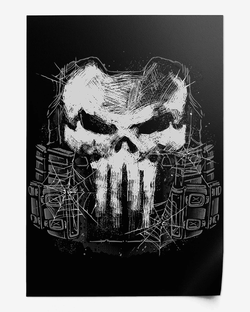 Print Negro de The Punisher